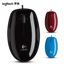 罗技LS1 有线激光鼠标 USB笔记本电脑鼠标 可办公游戏 水晶面设计