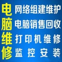 南川台式电脑笔记本显示器打印机维修监控安装 网络维护